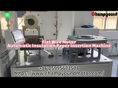 Automatic Slot Liner Insertion Machine for Flat Wire Stator Production | Champyound Technology